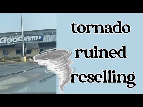 A Tornado Hit My Goodwill Bins | My New Reselling Strategy