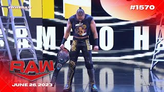 Carmelo Hayes' Raw debut entrance as NXT Champion: WWE Raw, June 26, 2023