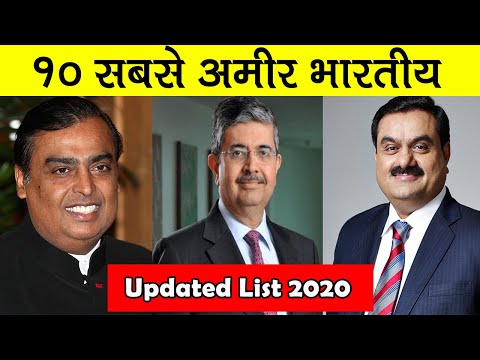 Top 10 Richest People in India in Hindi | Top Indians by Net Worth | Updated List 2024