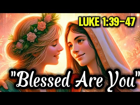 Mary visiting Elizabeth. --Luke 1:39-47