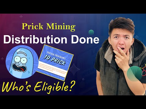 Prick Mining Token Distributed to Users | Prick Mining Tokens Update | Prick First Distribution