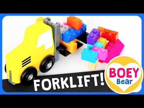 FORKLIFT Trucks! | Learn about Forklifts | Educational Construction Vehicles for Kids | Boey Bear