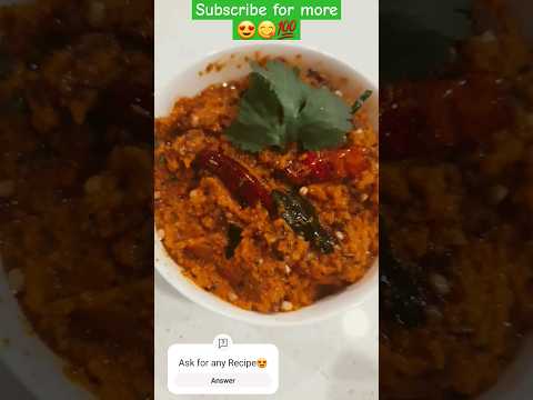 Carrot Chutney😋|క్యారెట్ పచ్చడి | #easy #healthy #shorts #trending #viral