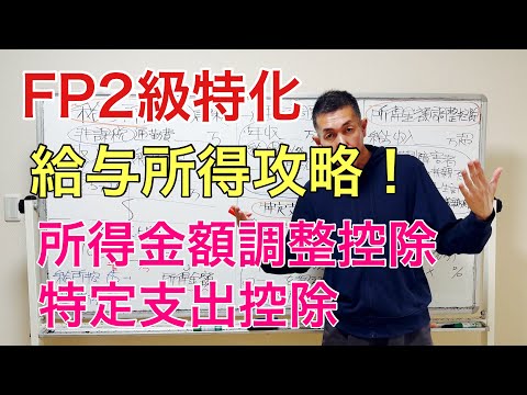 給与所得攻略！「103の壁の意味」特定支出控除と所得金額調整額とは？「FP2級特化講座53」