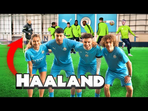 AVERAGE MEXICAN PRACTICES W THE MANCHESTER CITY SQUAD!!! (Ft. Ousifooty)