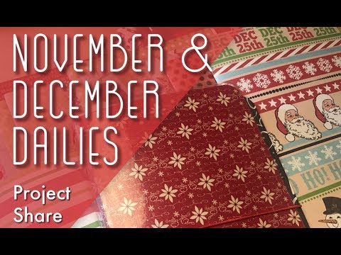 Project Share: Holiday Notebooks for Etsy and Plans for November & December Daily