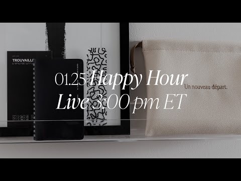 Stationery Products for Goal Getters | Happy Hour Live | Cloth & Paper