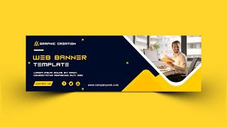 Professional Website Banner Design - Adobe Photoshop Tutorial