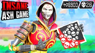 INSANE ASH 26 KILLS & 6900 DAMAGE GAME (Apex Legends Gameplay)