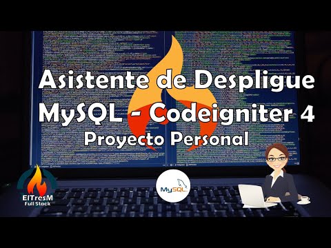 Codeigniter 4 Asistente de implementación MySQL