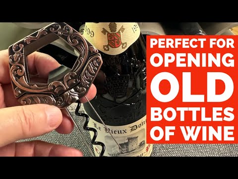 Best Way to Open an Aged Wine