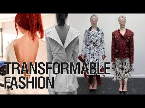 Transformable fashion by Juan Pablo Espínola.