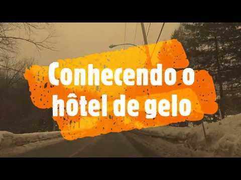 Conhecendo o hotel de gelo de Québec