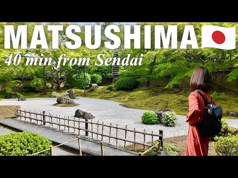 MIYAGI (TOHOKU)🇯🇵 MATSUSHIMA!! Beautiful Japanese Garden just 40 min from Sendai⭐️ Japan travel vlog