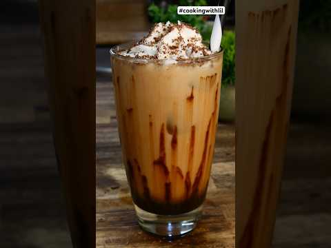 ASMR Iced Chocolate Coffee #shorts