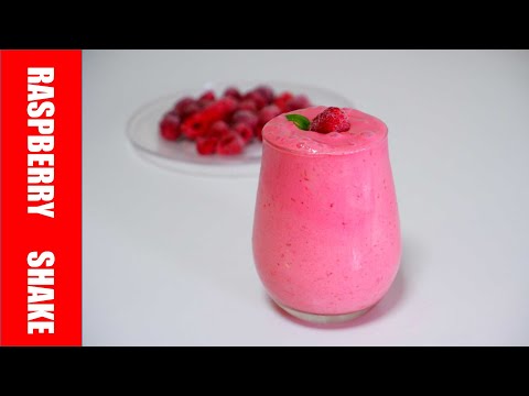 ラズベリーシェイクの作り方ーHow to make raspberry shake