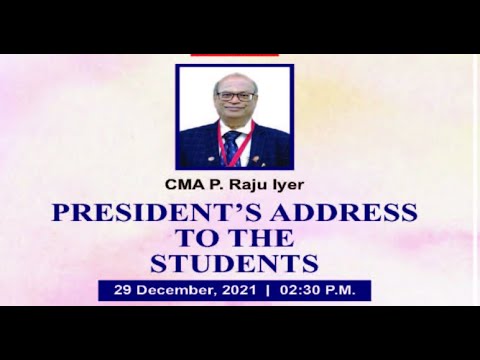 LIVE I VIMP PRESIDENTS ADDRESS TO CMA STUDENTs