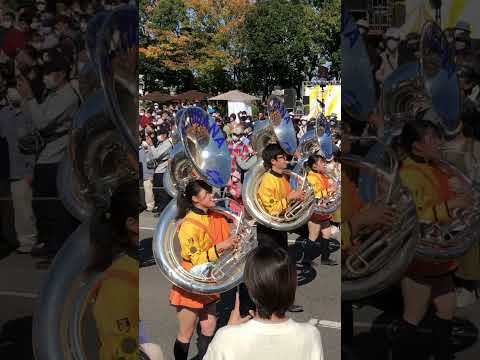 Parade in Aichi. The next day, they traveled a total distance of 1,636 km in Oita.