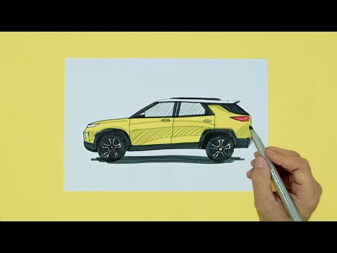 How to draw Chevy Trailblazer