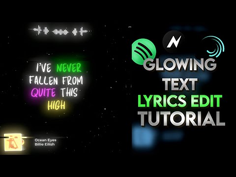 TikTok Trending Glow lyrics edit with rain drops , Glitch and Snow- Tutorial