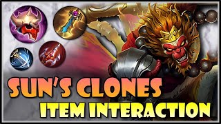 Unique Item Interactions with Sun’s Clone | MLBB Beginners Guide