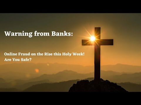 “Warning from Banks: Online Fraud on the Rise this Holy Week! Are You Safe?" ⛪🏧 #shorts  #scam alert