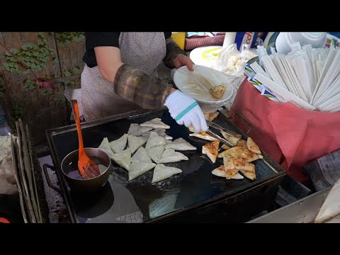 당면밖에 없는데 맛있네? 납작만두 총편 몰아보기 :: Korean flat dumplings video