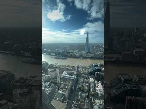 view of London, England from the Sky Garden