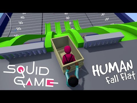 SQUID GAME CHALLENGES in Human Fall Flat!