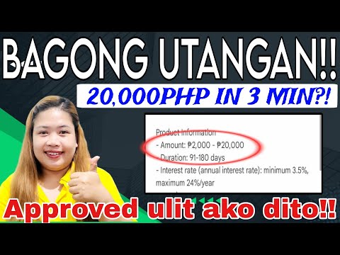 BORROW UPTO 20,000PHP IN JUST 3 MINUTES || SAFE AND TRUSTED || LEGIT KAYA? WATCH THIS!!!!