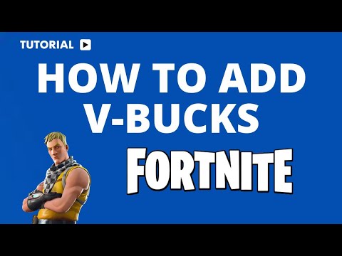 How to Add a V-Bucks to Fortnite