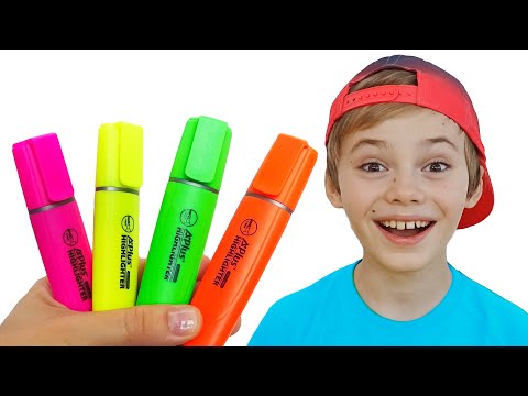 Magic Pen - Pretend Play Learn Color with Nick and Poli