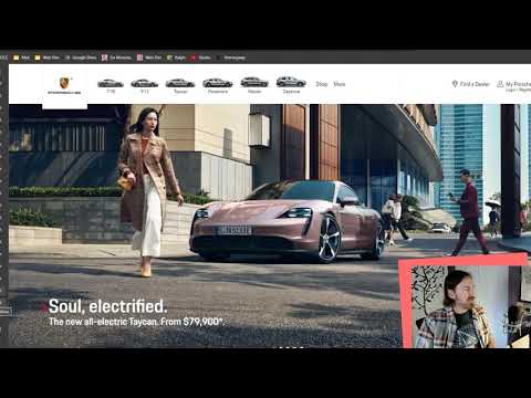 Mimic the Porsche USA Website #Navigation #Menu - Part 2