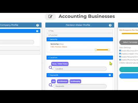 LeadSoft - Search Example - Accounting Businesses