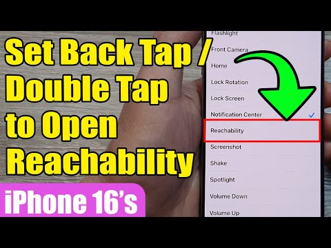 📲 How to Set Back Tap/Double Tap to Open Reachability on iPhone 16/16 Pro Max (iOS 18) 🖐