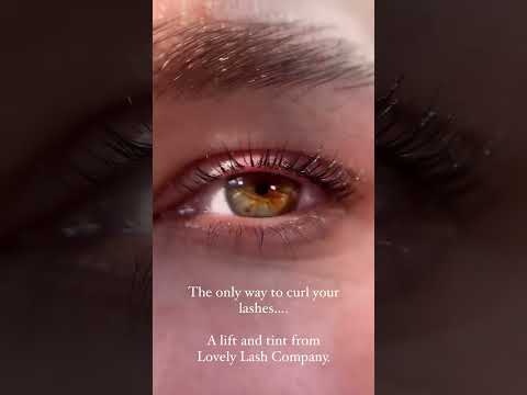 Experience a lift and tint from Lovely Lash Company.