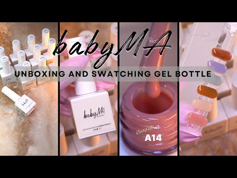 BabyMa Unboxing And Swatching Gel Nail Art