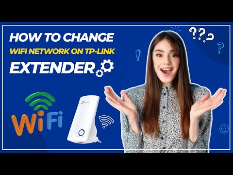 How to change wifi network on tp-link extender?