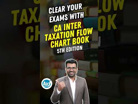 📚 Check out this awesome CA Inter Taxation GST & Income Tax Flow Chart book!