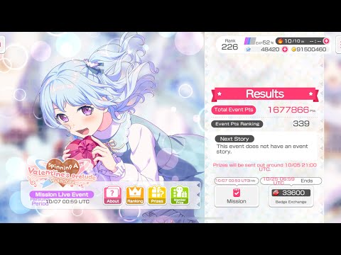 [BanG Dream!] Spinning A Valentine's Prelude With You | [Mission Live Event] | T339 - Results