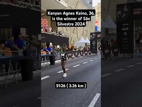 Kenyan Agnes Keino, 36, is the winner of São Silvestre 2024