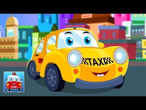 Taxi Song Animated Car Cartoon Song for Preschool Kids