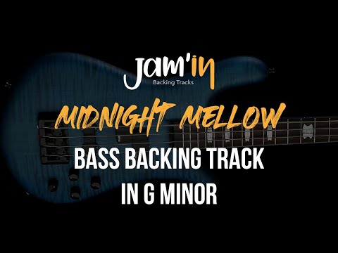 Midnight Mellow Bass Backing Track in G Minor