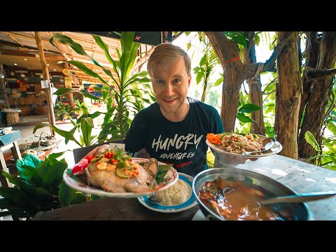 Motorbike THAILAND Tour 2020 / กาญจนบุรีขี่มอเตอร์ไซค์เที่ยว / Real THAI Food in KANCHANABURI