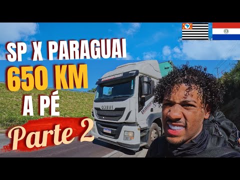 (EP-50) DE SÃO PAULO AO PARAGUAI 🇵🇾 ANDANDO 650 KM parte 2