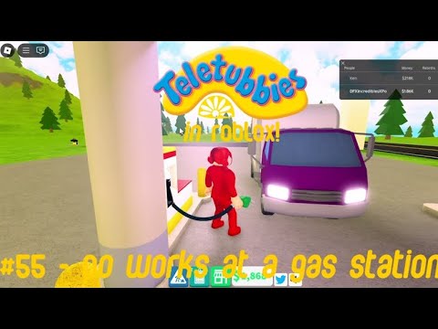 Teletubbies in ROBLOX! Episode 55 | Po works at a gas station