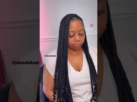 ❤️#braid #knotless #braidstyles #knotlessbraids #braidedhairstyles #neatbraids #hairtutorials #hair