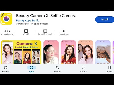 How To Install Beauty Camera X Selfie Camera App's | How To Download Beauty Camera X Selfie Camera