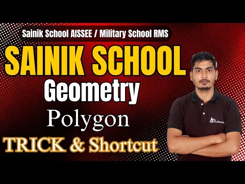 Sainik School Maths Class 6 | Sainik School Geometry Polygon | Sainik School Coaching | Suraj Sir