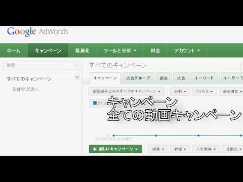 youtube広告 動画宣伝 掲載方法 アドワーズ 設定